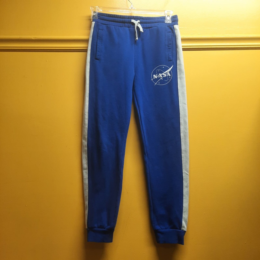 Hollywood NASA Royal Blue White sweatpants CH LG 14-16